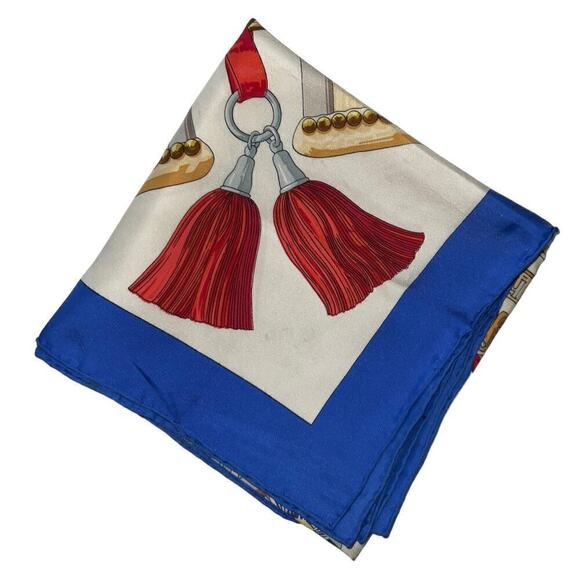 Hermes Aux Champs 100% Silk Scarf By Cathy Latham 90cm Square - Picture 9 of 16